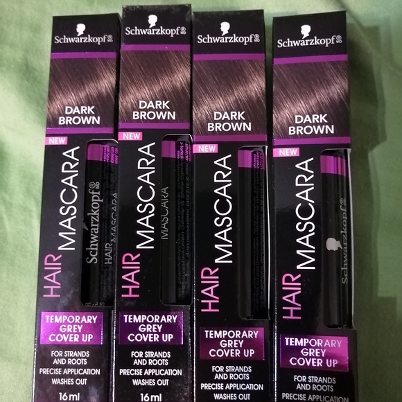 4 packs of Schwarzkopf Hair Mascara Dark Brown **BUNDLE AND SAVE!!** - Picture 5 of 5